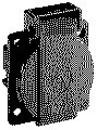 montuojama "uko" rozet su dangteliu (sp.juoda) 1461100 